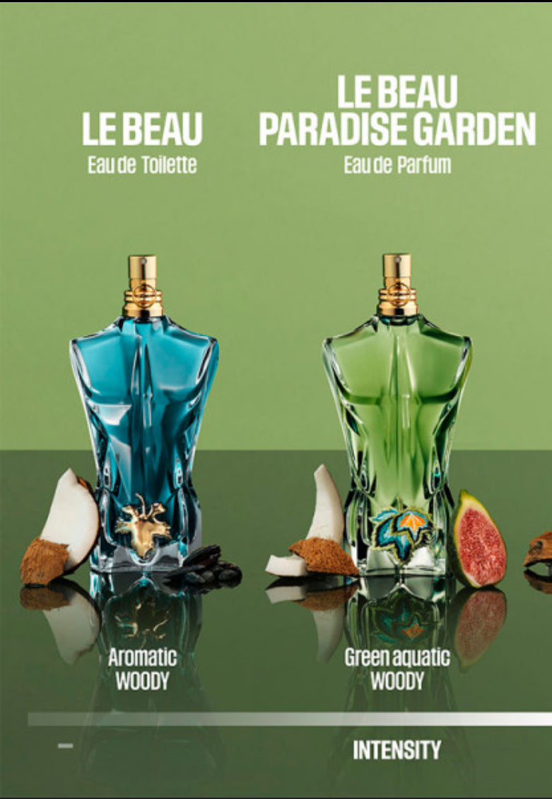 JPG LE BEAU BUNDLE(Le Beau EDT and Le Beau Paradise Garden)